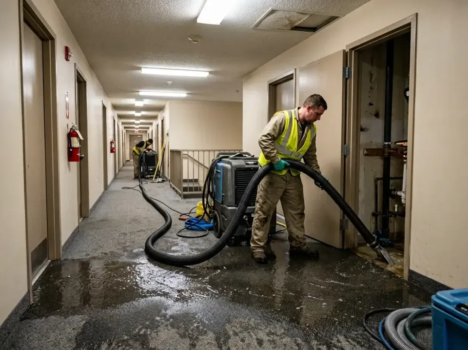 multi-unit-apartment-hallway-f-005 — frequently asked questions, Emergency Burst Pipe Water Extraction & Removal in Peachtre…